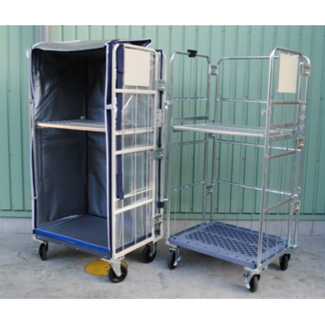 Logistiek magazijn Hand Push Turnover -trolley